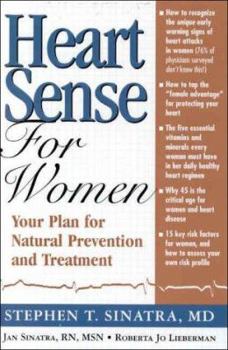 Paperback Heartsense for Women: Your Plan for Natural Prevention and Treatment Book