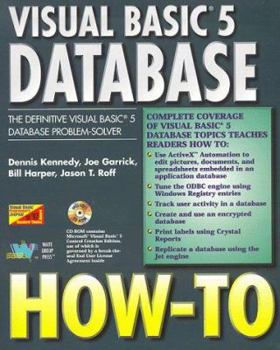 Paperback Visual Basic 5 Database How-To: The Definitive Database Problem-Solver Book