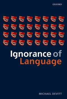 Paperback Ignorance of Language Book