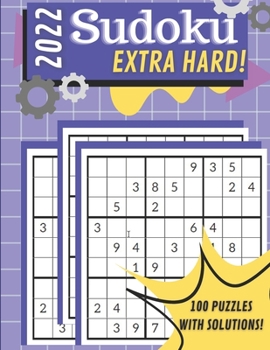 Paperback 2022 Extra Hard Sudoku Large Print Book: Sudoku Brain Training Puzzle for Adults Book