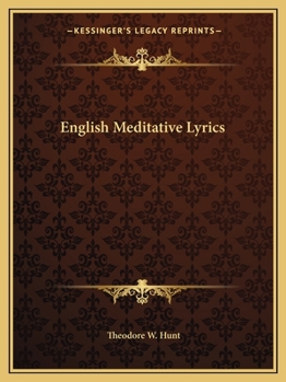 Paperback English Meditative Lyrics Book