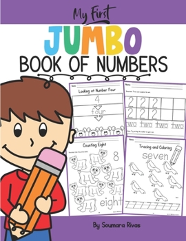 Paperback My First JUMBO Book of Numbers Book