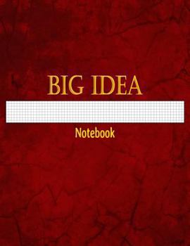 Paperback Big Idea Notebook: 1/8 Inch Graph Ruled Book