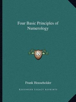 Paperback Four Basic Principles of Numerology Book