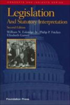 Paperback Legislation and Statutory Interpretation Book