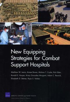 Paperback New Equipping Strategies for Combat Support Hospitals Book