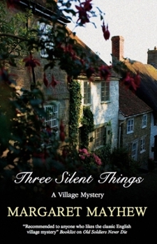 Hardcover Three Silent Things [Large Print] Book