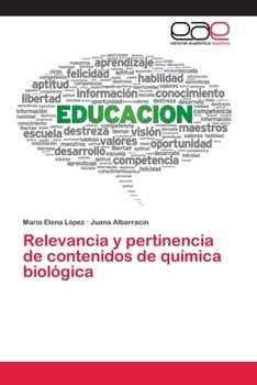 Paperback Relevancia y pertinencia de contenidos de química biológica [Spanish] Book