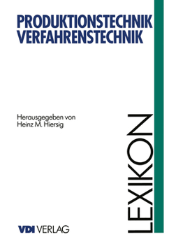 Paperback Lexikon Produktionstechnik Verfahrenstechnik [German] Book