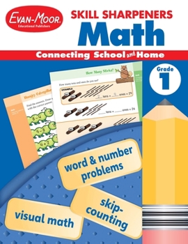 Paperback Skill Sharpeners: Math, Grade 1 Workbook Book