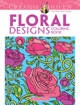 Paperback Creative Haven Floral Designs Coloring Book