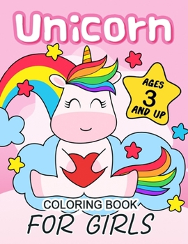 Paperback Unicorn Coloring Book for girls ages 3 and up Book