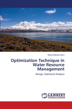 Paperback Optimization Technique in Water Resource Management Book