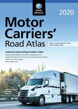 Spiral-bound Rand McNally 2020 Motor Carriers' Road Atlas Book