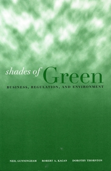 Paperback Shades of Green: Business, Regulation, and Environment Book