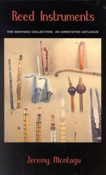 Hardcover Reed Instruments: The Montagu Collection: An Annotated Catalogue Book