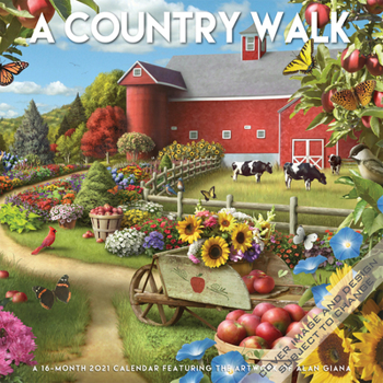 Calendar A Country Walk 2021 Square Hopper Book