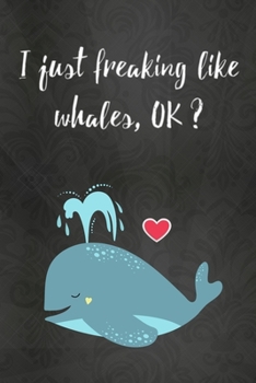 Paperback Thick Notebook: Lined Journal (120 Pages) - Whale gifts for women, stuff Book