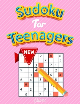 Paperback Sudoku For Teenagers: Fun Puzzle Book for Teenagers -sudoku puzzles for adults small book [Large Print] Book