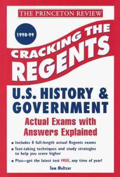 Paperback Cracking the Regents Exams: U.S. History and Government 1998-99 Edition Book