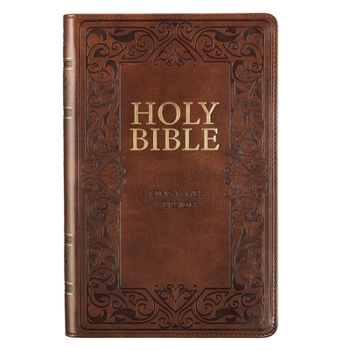 Imitation Leather KJV Gift Edition Bible Brown Book