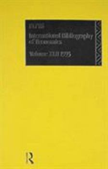 Hardcover Ibss: Economics: 1993 Vol 42 Book