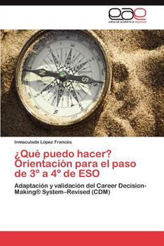 Paperback Que Puedo Hacer? Orientacion Para El Paso de 3 a 4 de Eso [Spanish] Book