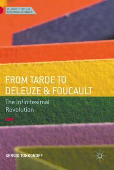 Hardcover From Tarde to Deleuze and Foucault: The Infinitesimal Revolution Book