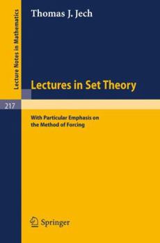 Paperback Lectures in Set Theory: With Particular Emphasis on the Method of Forcing Book