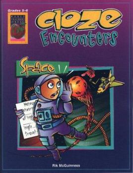 Paperback Cloze Encounters, Space, Grades 5-6 Book