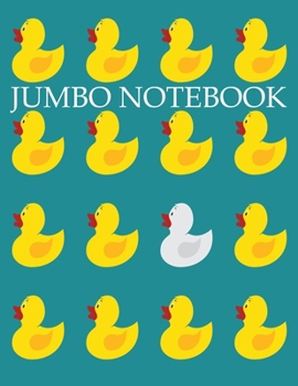 Paperback Jumbo Notebook: Unique Duck Notebook/Journal-500 pages(1000 sheets)-Wide-Ruled-8.5x11-Glossy Cover-Perfect Gift for Duck or Animal Lov Book