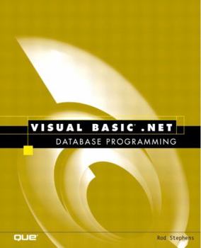 Paperback Visual Basic.Net Database Programming Book