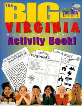 Hardcover The Big Virginia Reproducible Activity Book (The Virginia Experience) Book
