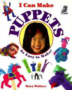 Paperback I Can Make Puppets Book