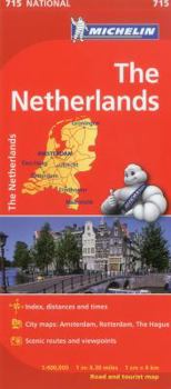 Map Michelin the Netherlands Road and Tourist Map Book
