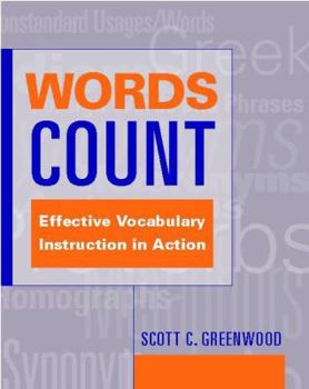 Paperback Words Count: Effective Vocabulary Instruction in Action Book