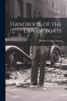 Paperback Handbook of the Law of Torts Book