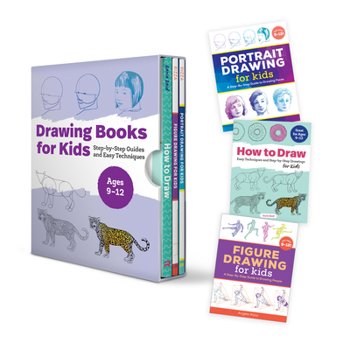 Paperback Drawing Books for Kids Box Set: Step-By-Step Guides and Easy Techniques Book