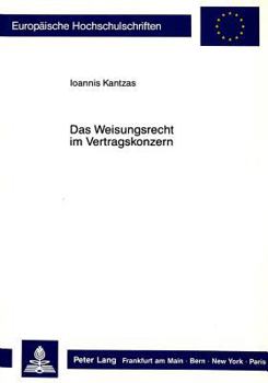 Paperback Das Weisungsrecht Im Vertragskonzern [German] Book