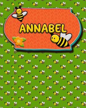 Paperback Handwriting Practice 120 Page Honey Bee Book Annabel: Primary Grades Handwriting Book K-2 Book