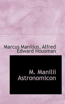 Paperback M. Manilii Astronomicon Book