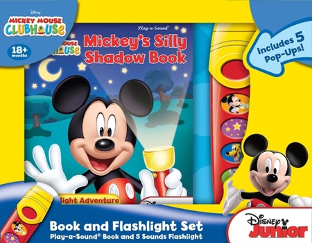 Board book Disney Junior Mickey Mouse Clubhouse: Mickey's Silly Shadow Book and 5-Sound Flashlight Set: Book and Flashlight Set [With Flashlight] Book