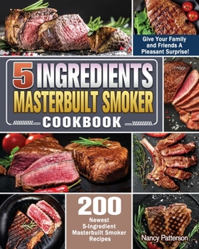 Paperback 5 Ingredients Masterbuilt Smoker Cookbook Book