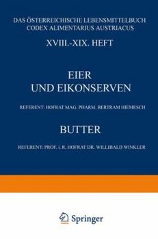 Paperback Eier Und Eikonserven: XVIII.-XIX. Heft [German] Book