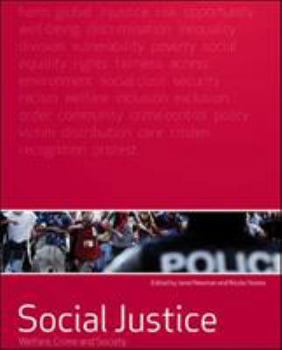 Paperback Social Justice: Welfare, Crime and Society Book