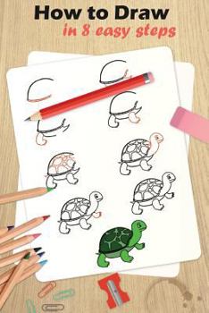 Paperback How to Draw in 8 Easy Steps Book