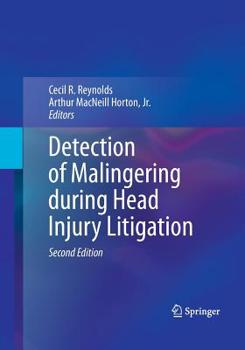 Paperback Detection of Malingering During Head Injury Litigation Book