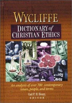 Hardcover Wycliffe Dictionary of Christian Ethics Book