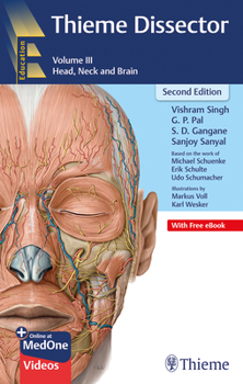 Paperback Thieme Dissector Volume 3: Head, Neck and Brain Book