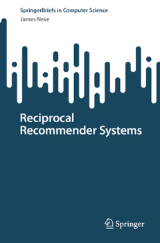 Paperback Reciprocal Recommender Systems Book